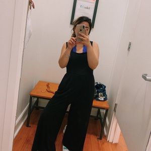 american eagle black jumpsuit